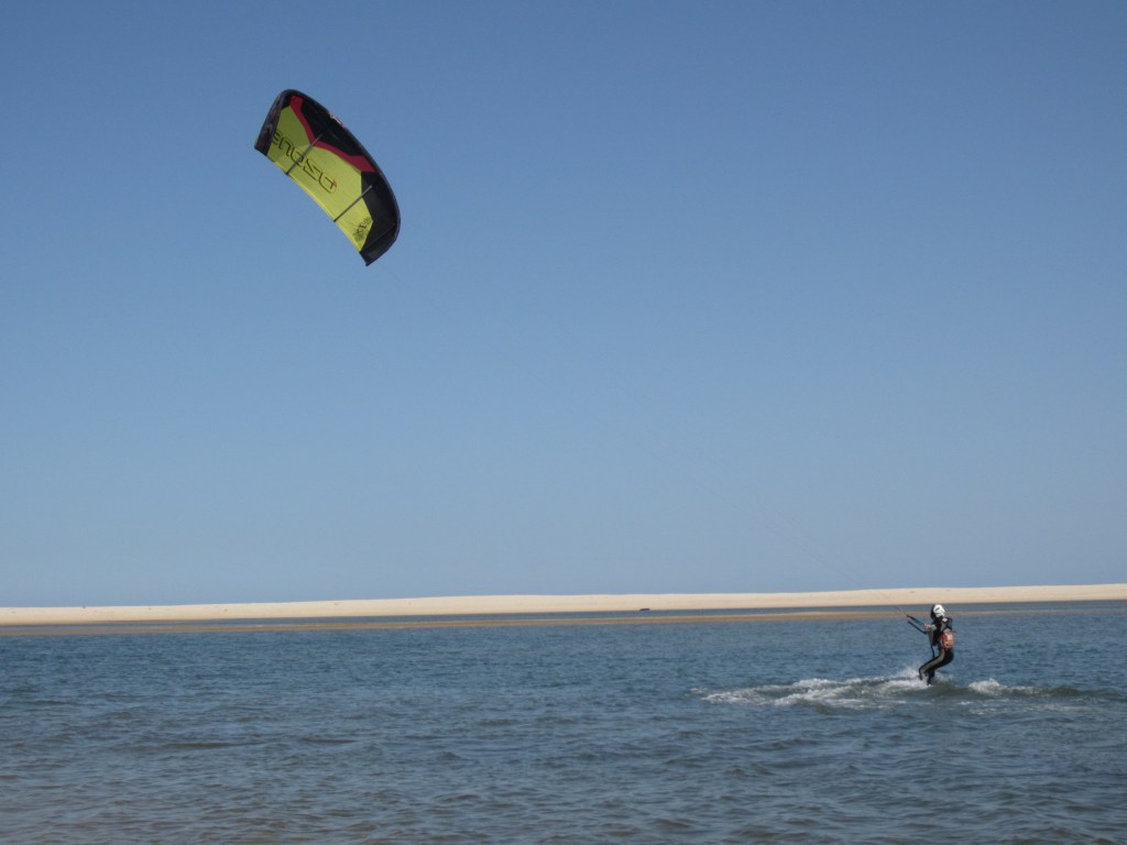 Kite surfing is very relaxing indeed, but afterwards you pay the price!
