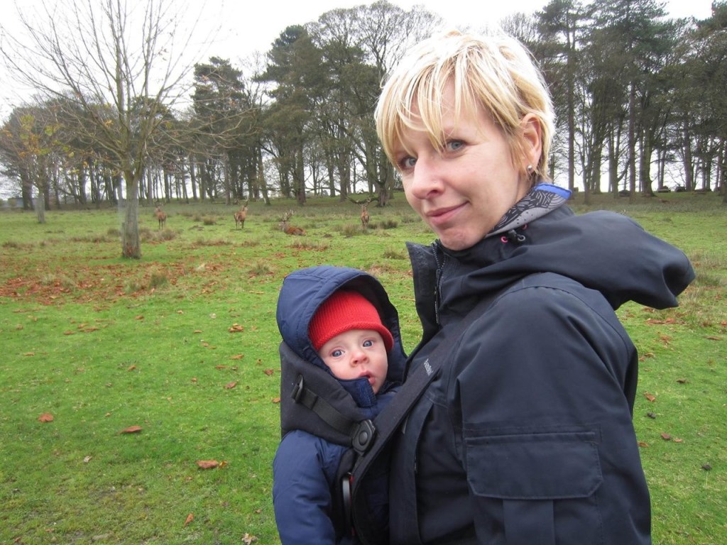 Me and my new human being.